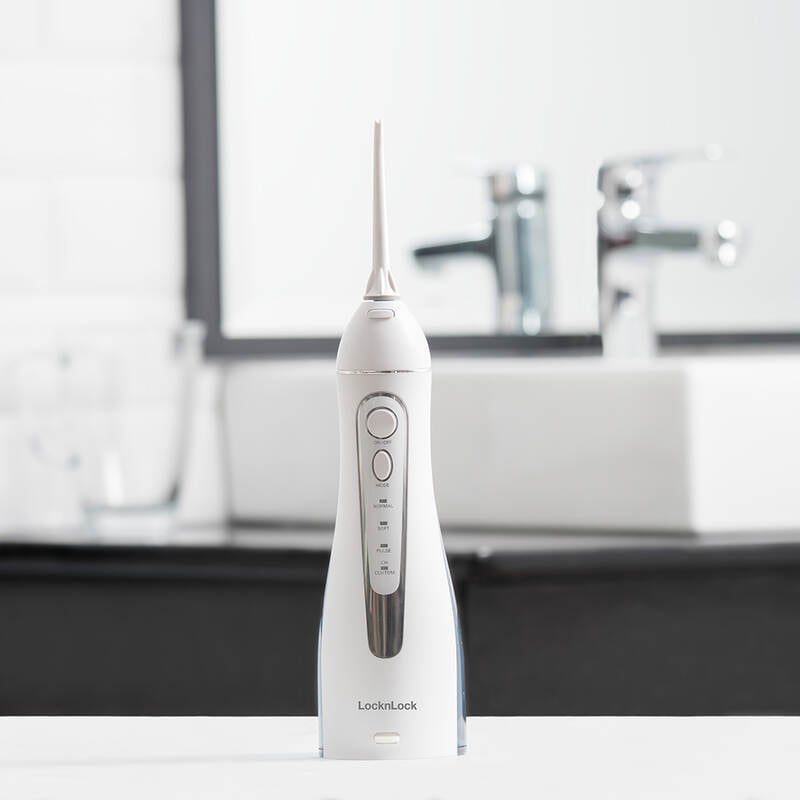 Máy Tăm Nước Không Dây LocknLock Cordless Oral Irrigator, 200ml - Màu Xanh Da Trời - ENR156BLU, , large image number null